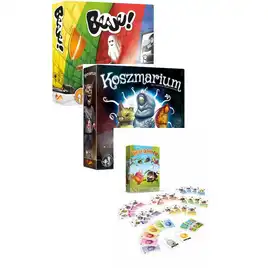 [Zestaw] Buuu! Gra planszowa + Koszmarium + Wojowoce Gra