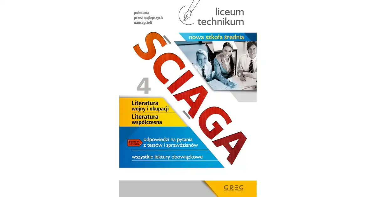 Ściąga. Literatura wojny i okupacji. Literatura współczesna. Liceum