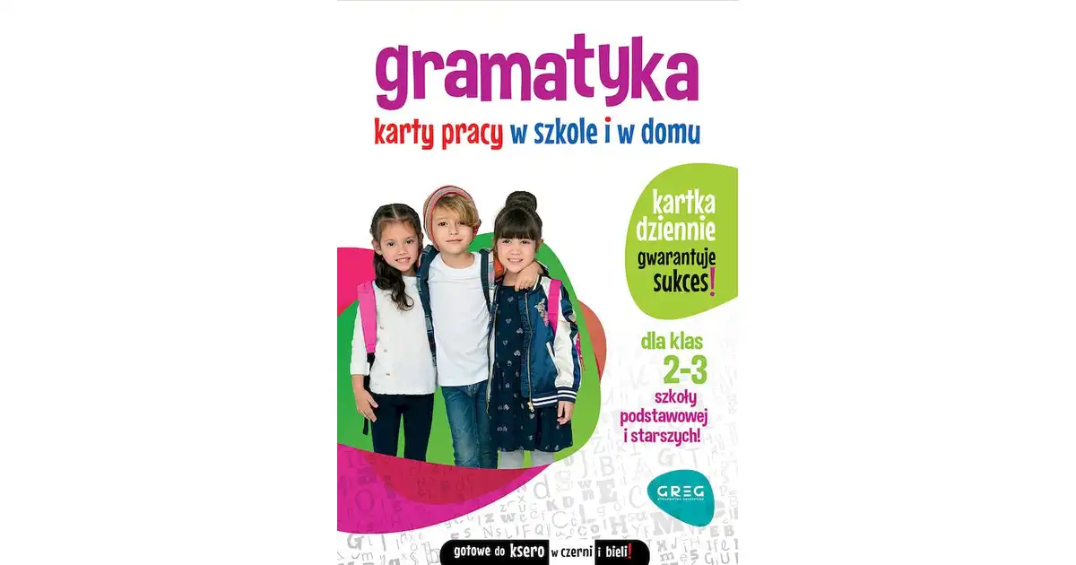 Gramatyka. Karty pracy w szkole i w domu SP 2-3 - Marta Kurdziel