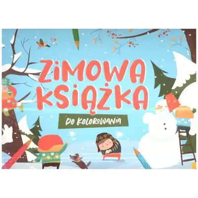 Zimowa Książka Do Kolorowania 