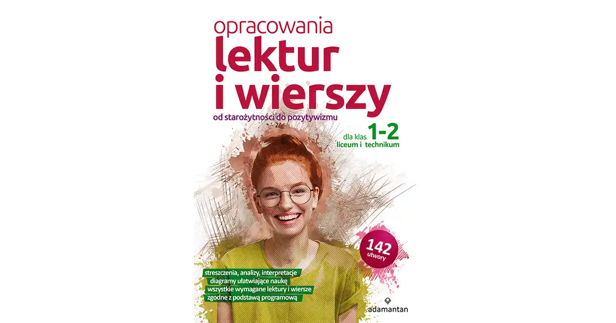 Opracowania lektur i wierszy dla klas 1-2 LO - Opracowanie zbiorowe